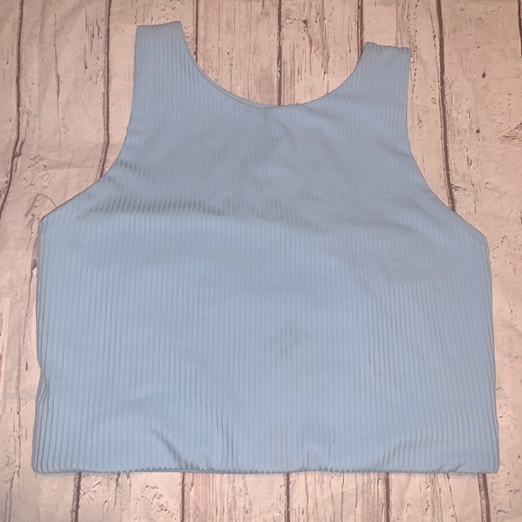 Girlfriend Collective ribbed Dylan bra/crop tank s - Picture 3 of 6